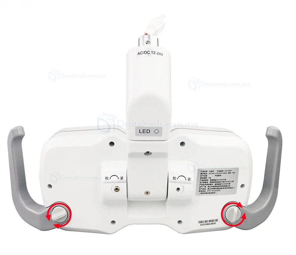 KY KY-P157 L&aacute;mpara dental de 6 LEDs con luz fr&iacute;a y c&aacute;lida y conexi&oacute;n de 26mm